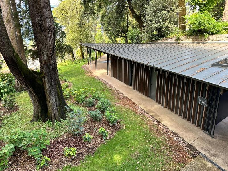 Costruzioni Dallapè Srl, struttura moderna in legno nel Parco Arciducale Arco.